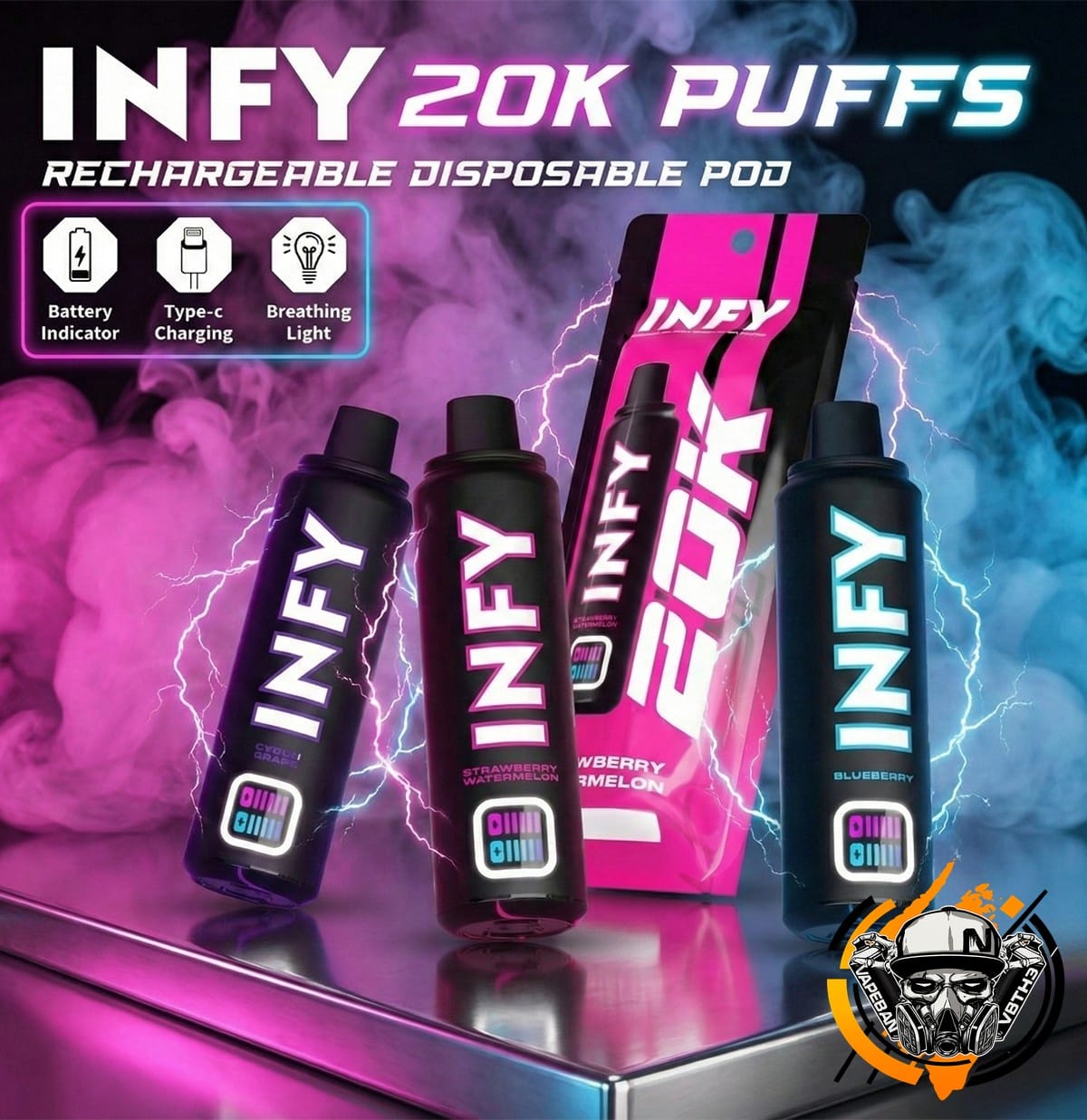 INFY 20000 PUFFS