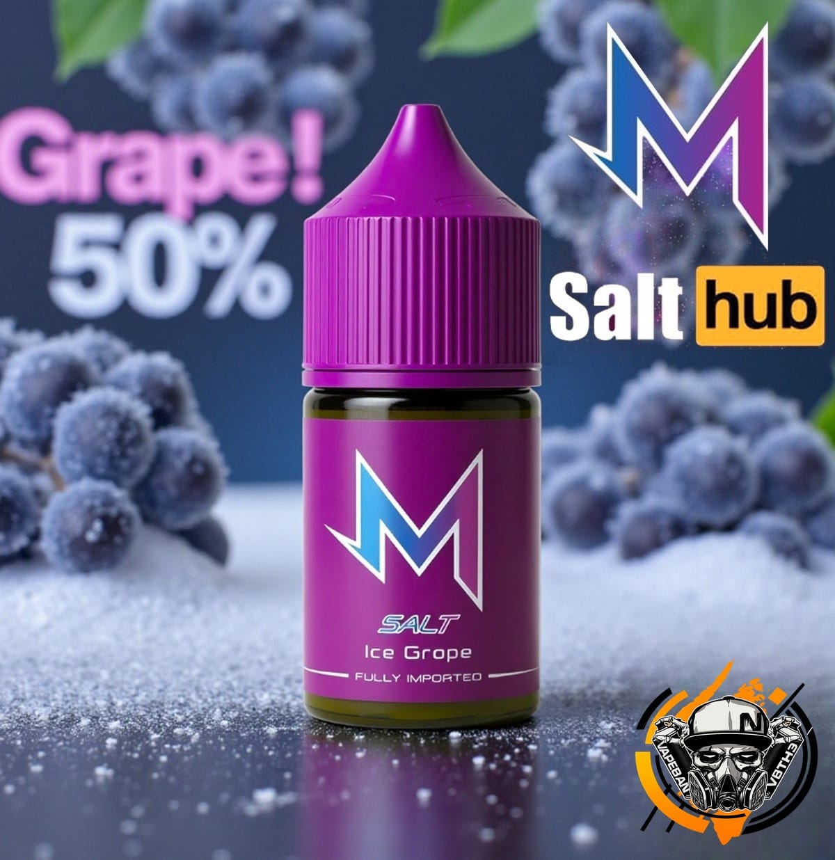 Marbo Salt Grape มาโบม่วง นิค 50%