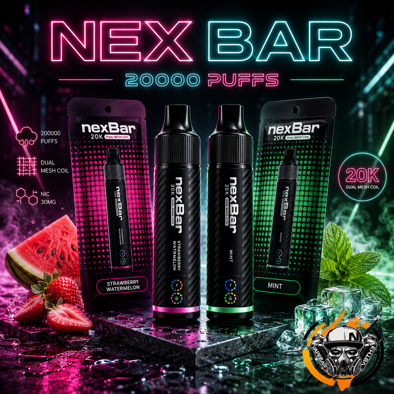 NEX BAR 20000 PUFFS