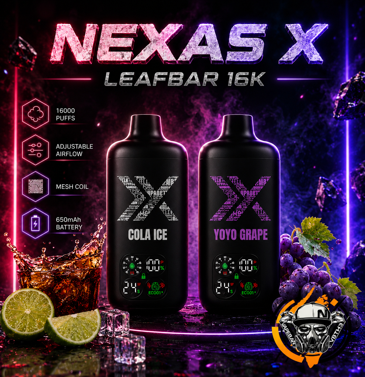 Nexas X Leafbar 16000 Puffs