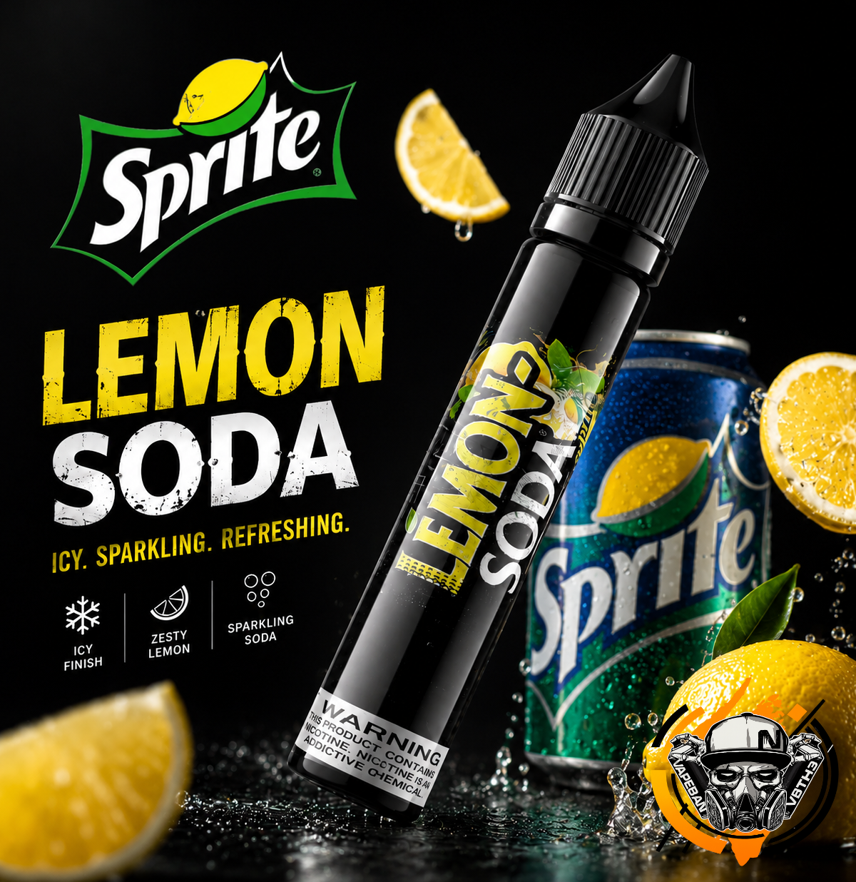 Sprite Lemon ยาว สไปรท์เลม่อนโซดา