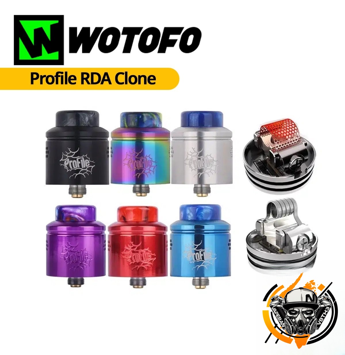 Wotofo Profile RDA 24mm Clone