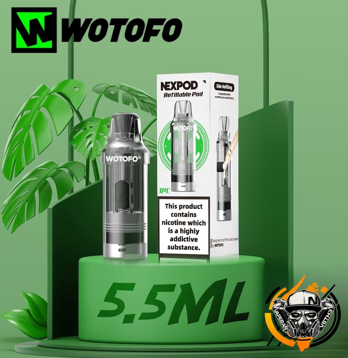 หัว Nexpod 5.5ML เติมน้ำยา