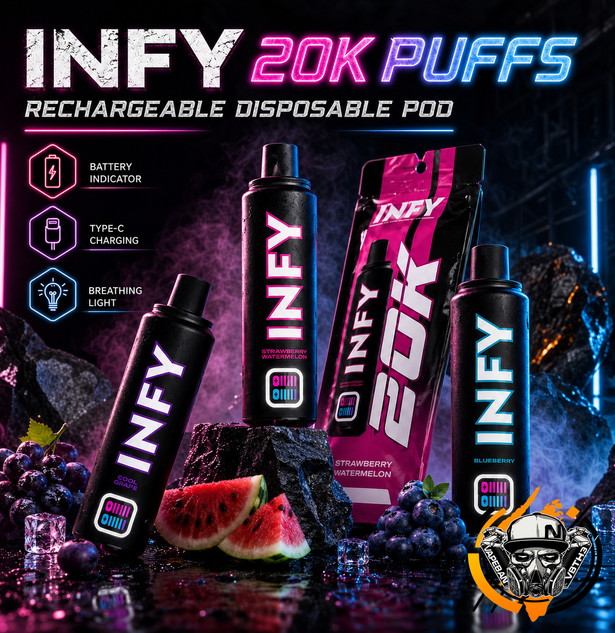 INFY 20000 PUFFS