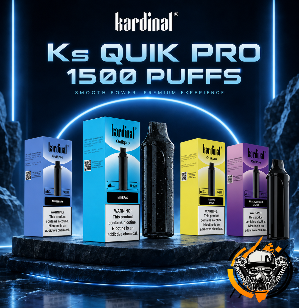 หัว Ks Quik Pro 15000 Puffs