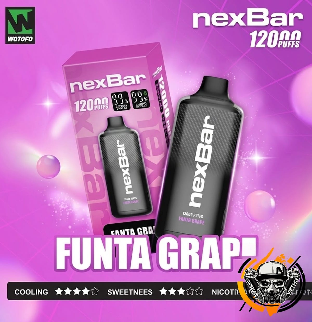 Wotofo Nexbar 12000 Puffs