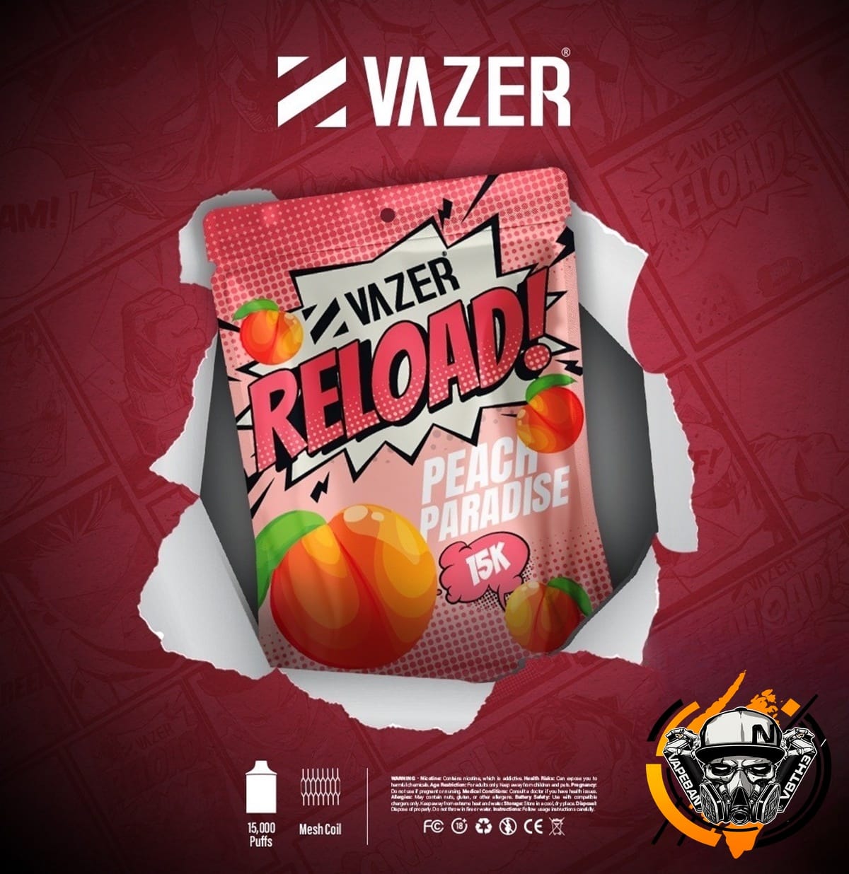 หัวเปลี่ยน Vazer Reload 15K