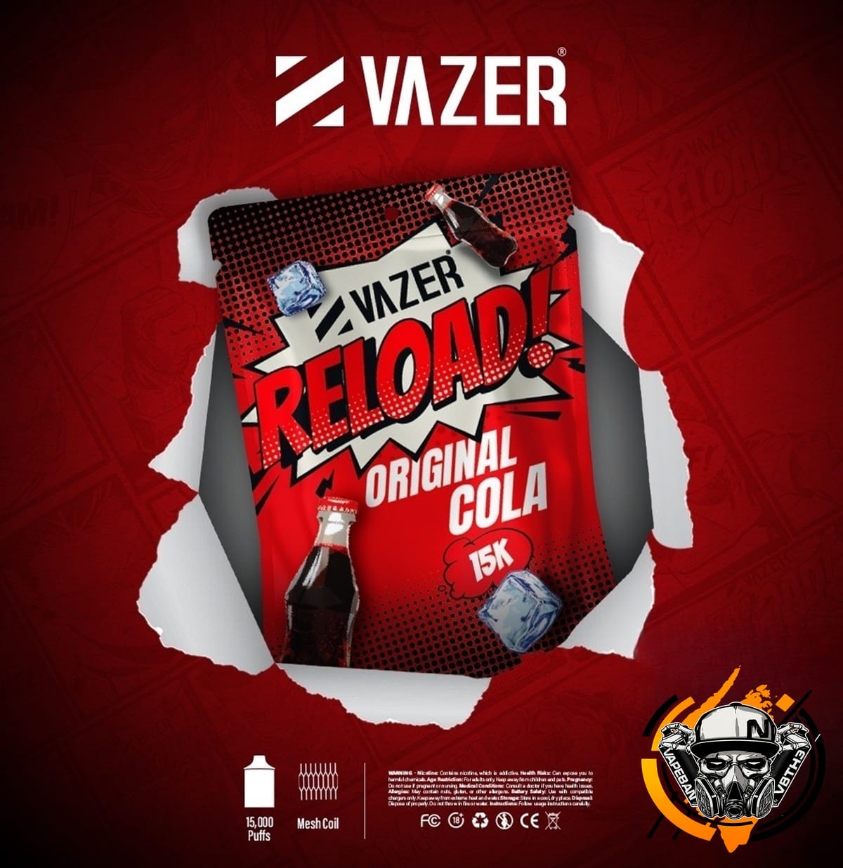 หัวเปลี่ยน Vazer Reload 15K