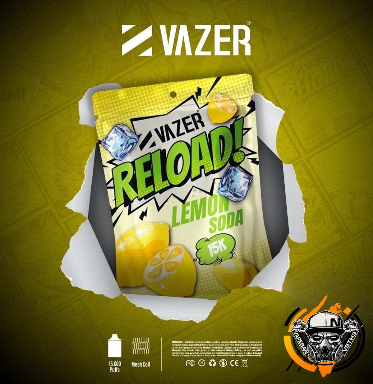 หัวเปลี่ยน Vazer Reload 15K