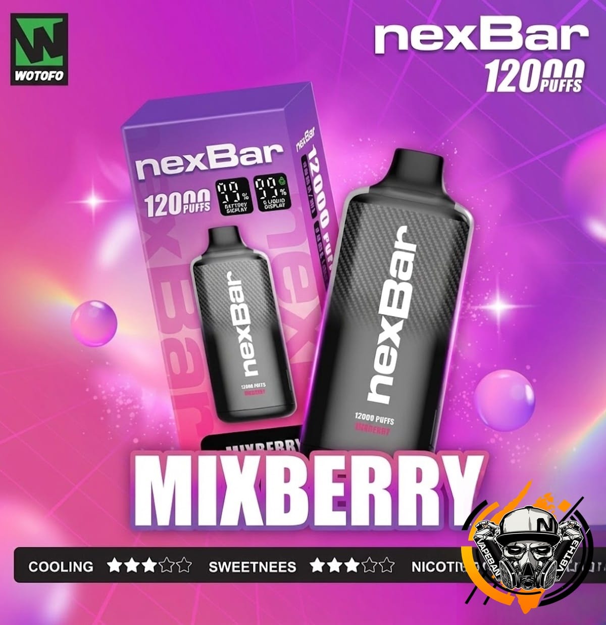Wotofo Nexbar 12000 Puffs