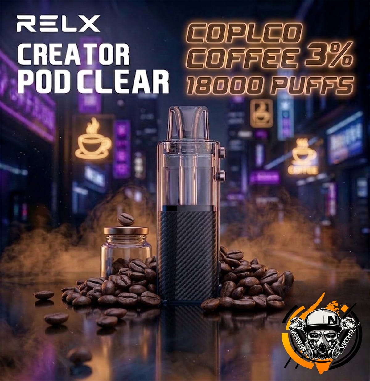 หัว Relx Creator Pod Clear 18K