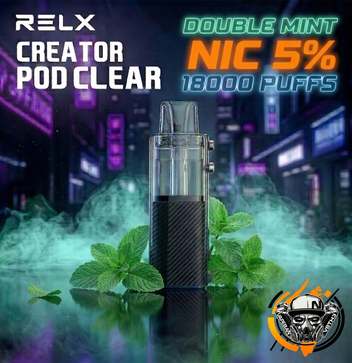 หัว Relx Creator Pod Clear 18K