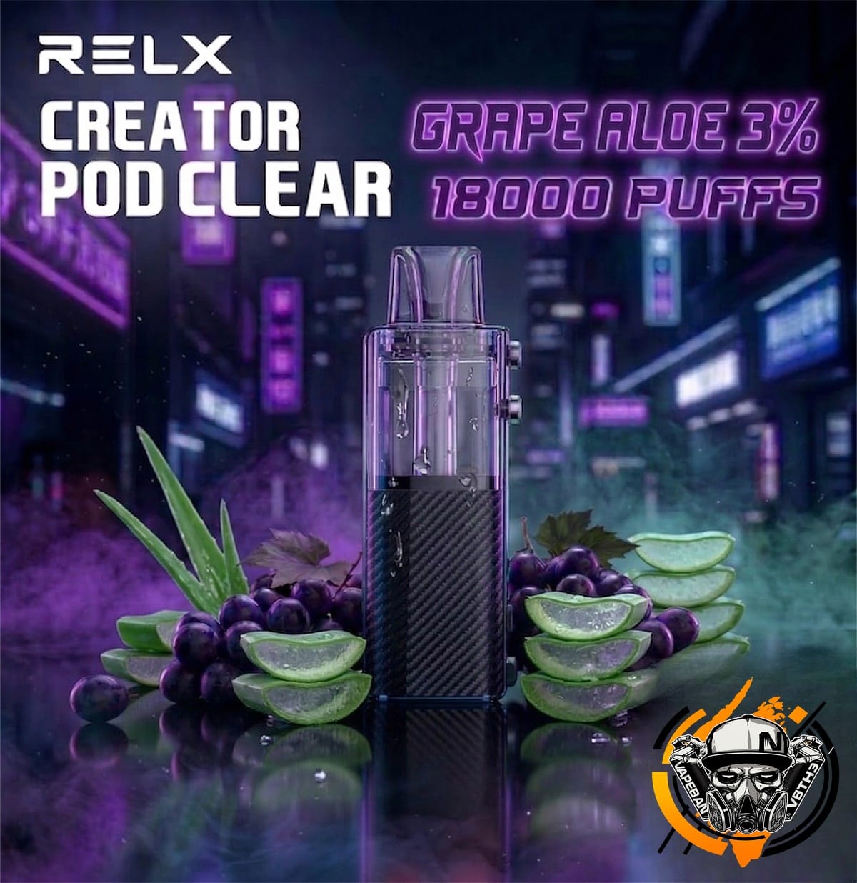 หัว Relx Creator Pod Clear 18K