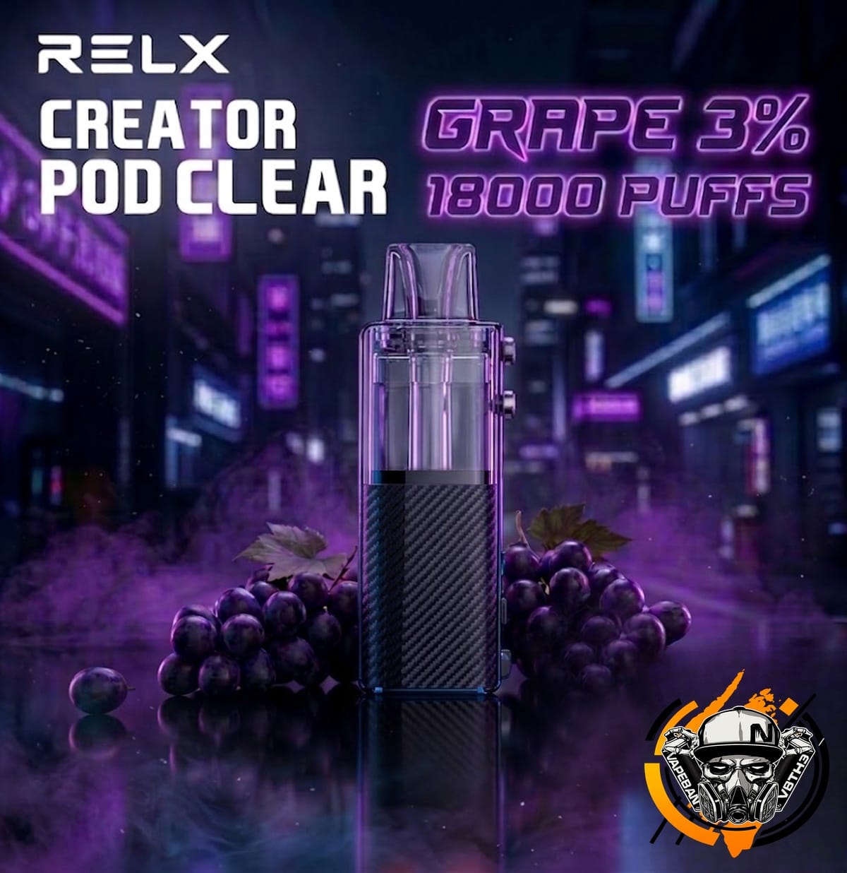 หัว Relx Creator Pod Clear 18K