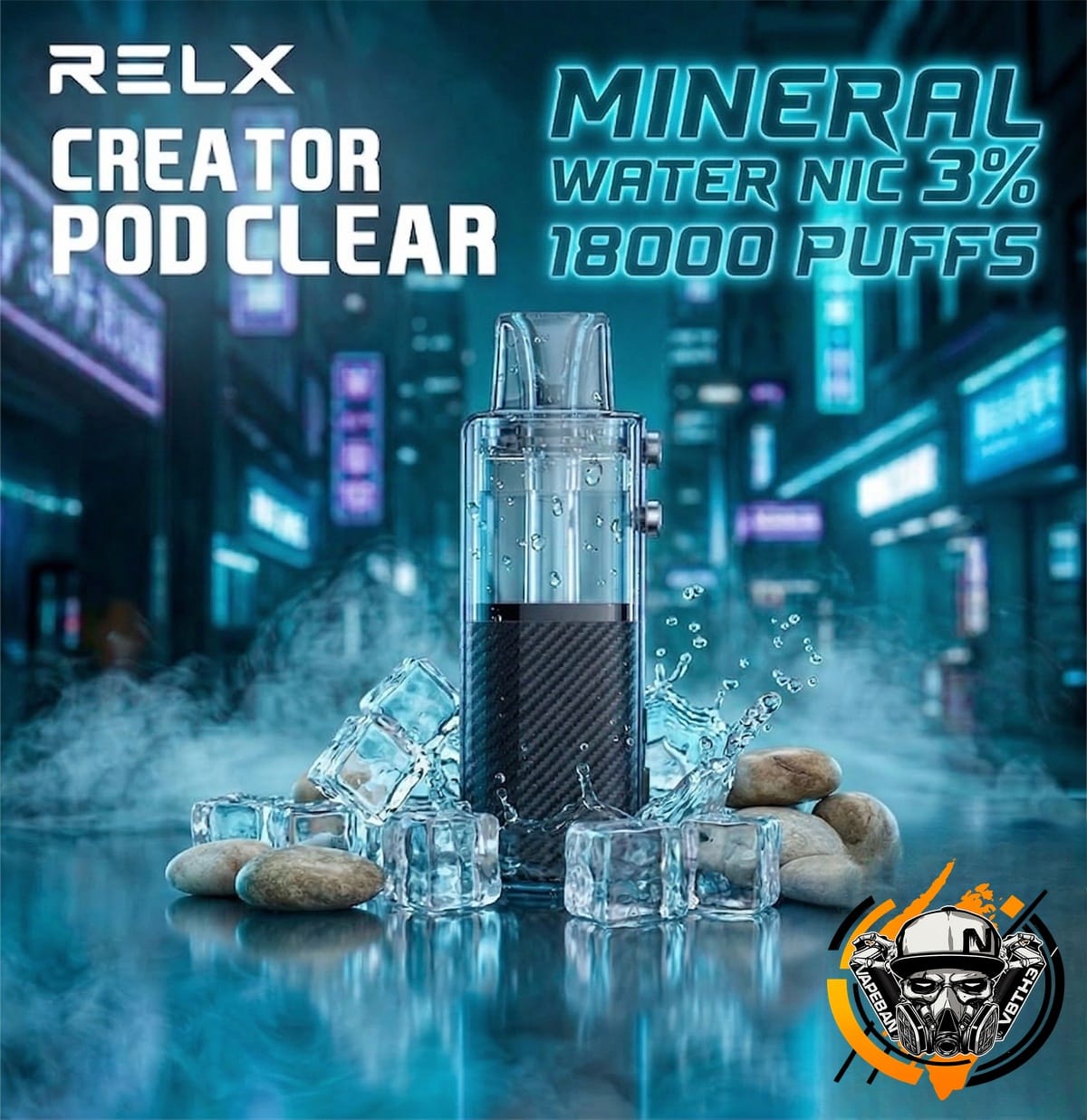 หัว Relx Creator Pod Clear 18K
