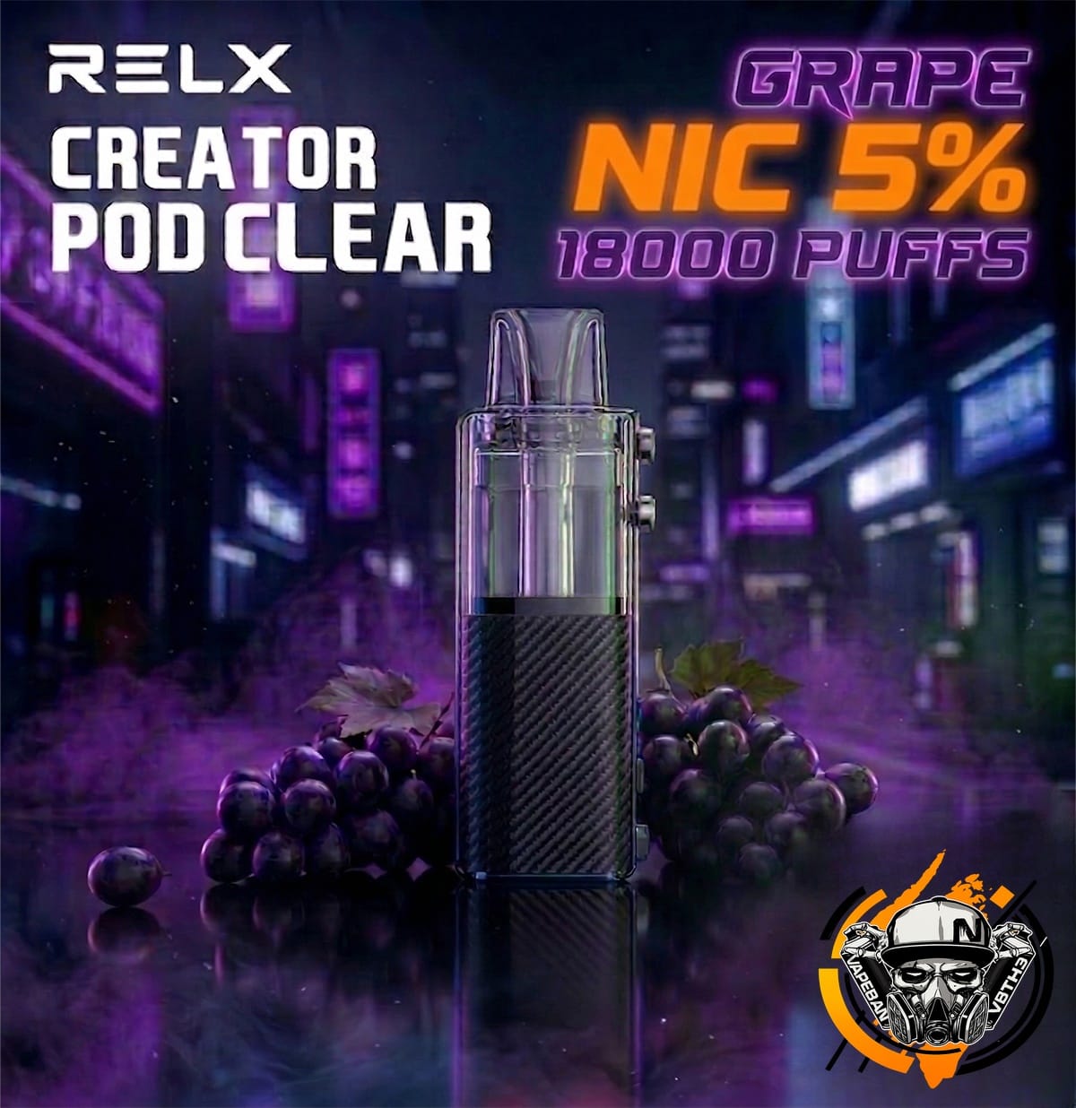 หัว Relx Creator Pod Clear 18K