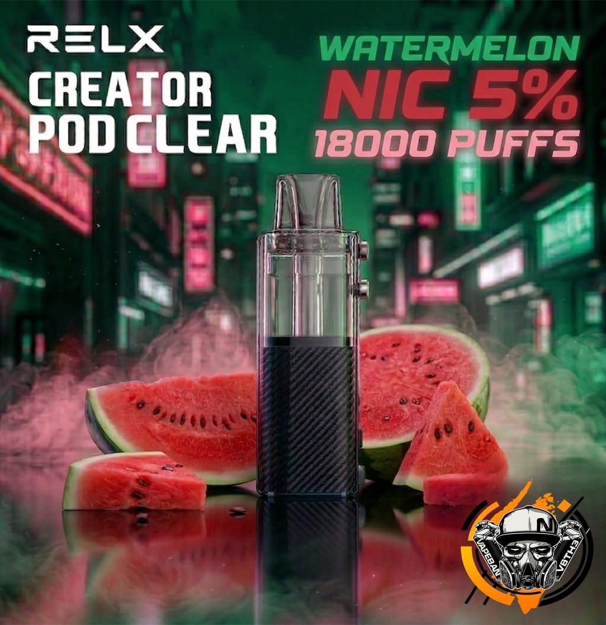 หัว Relx Creator Pod Clear 18K