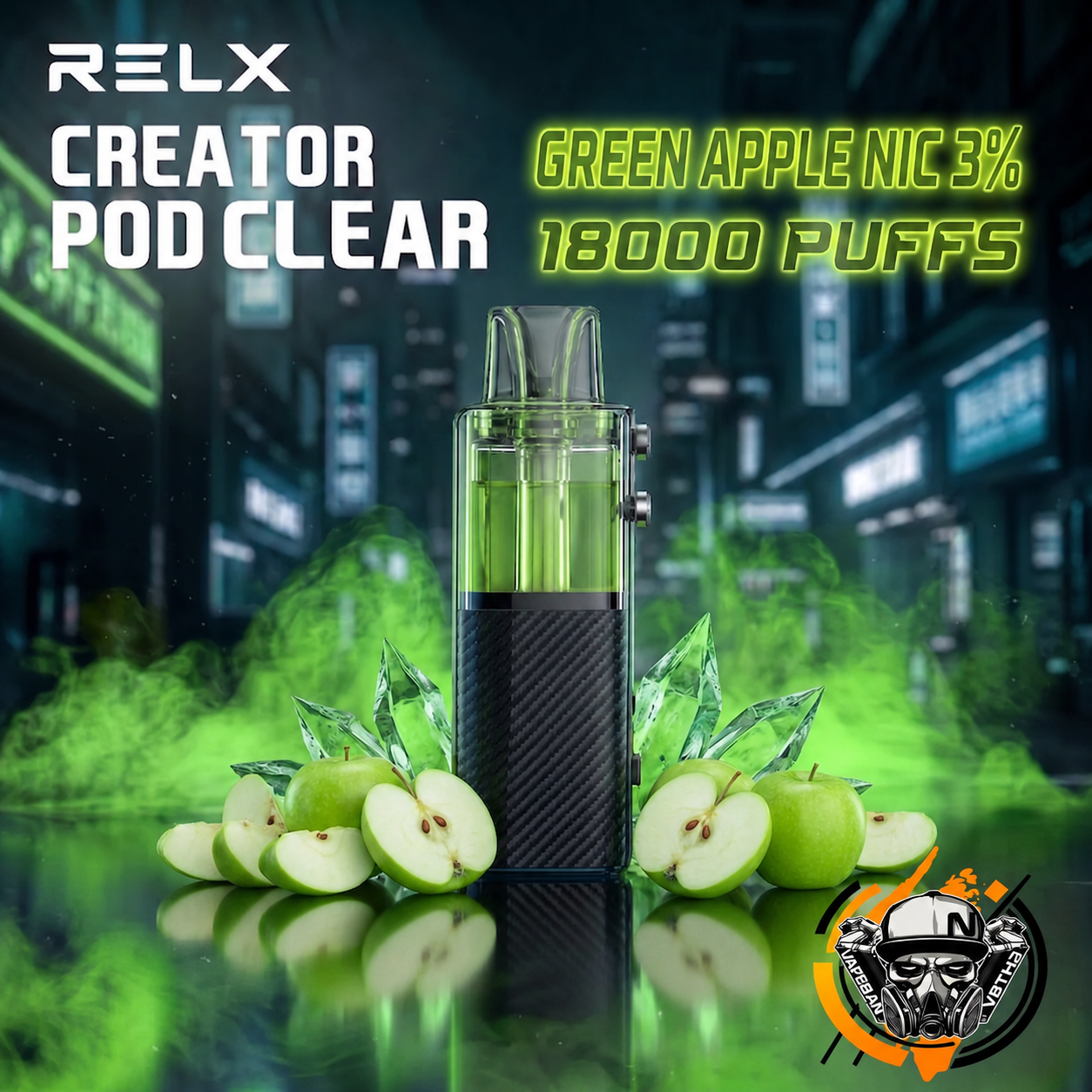 หัว Relx Creator Pod Clear 18K