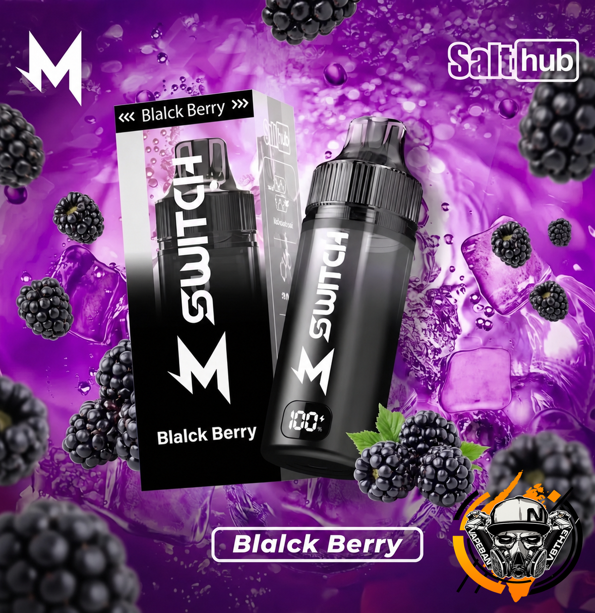 เครื่องพร้อมหัว M Switch Kit 15000 Puffs
