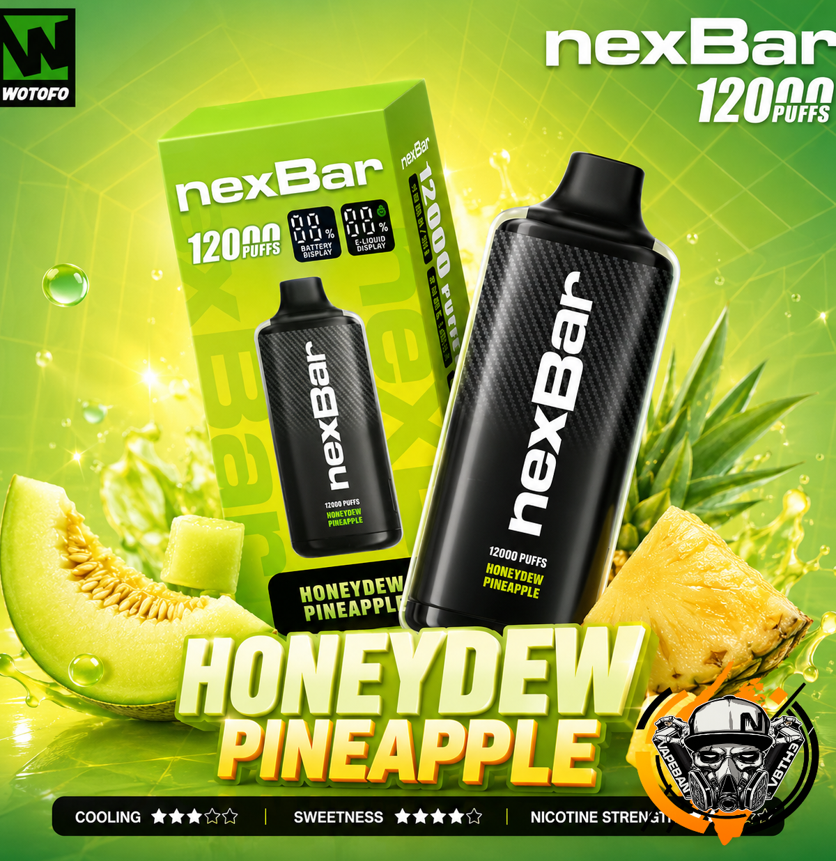 Wotofo Nexbar 12000 Puffs