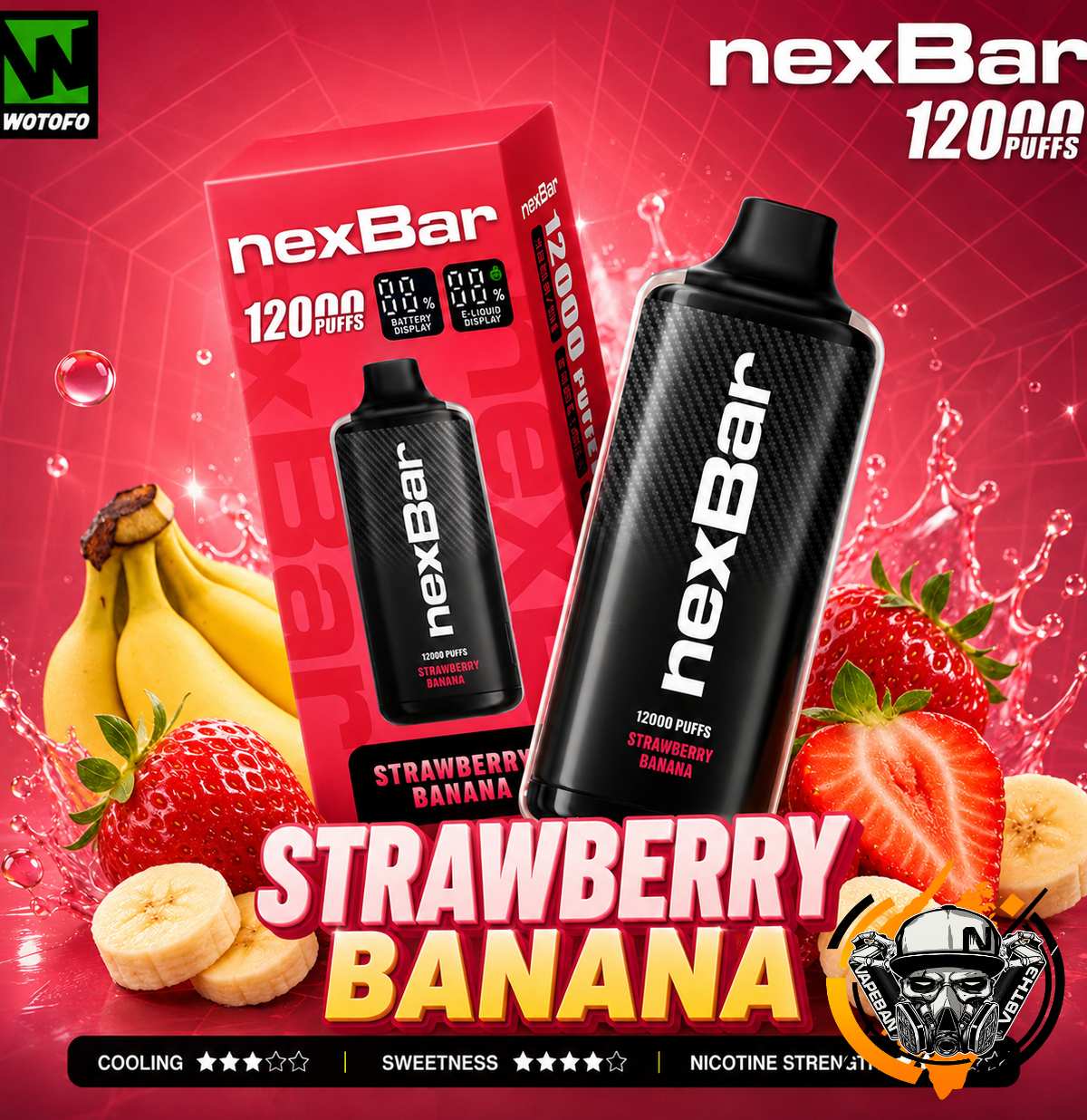 Wotofo Nexbar 12000 Puffs
