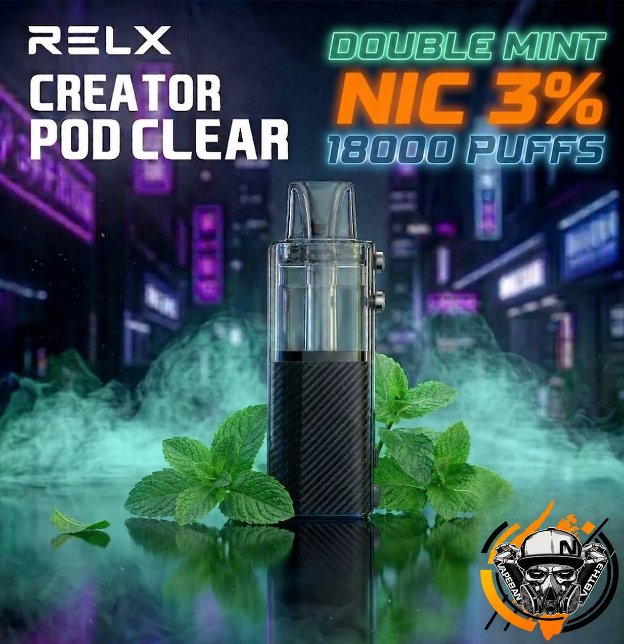 หัว Relx Creator Pod Clear 18K