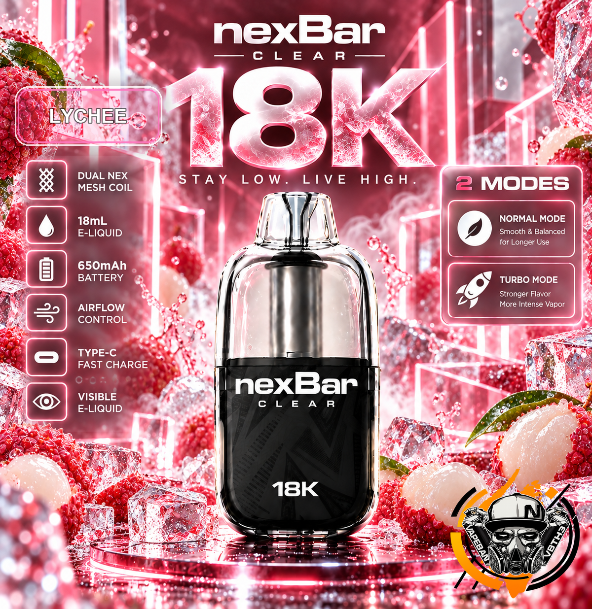 NexBar Clear 18K